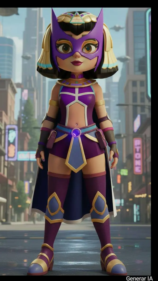 ai character: Iron Ghost Spider background