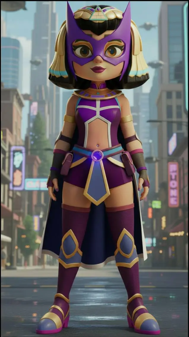 ai character: Iron Ghost Spider background