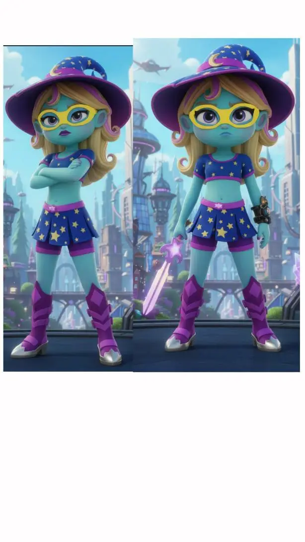 ai character: Katya Spelling  background