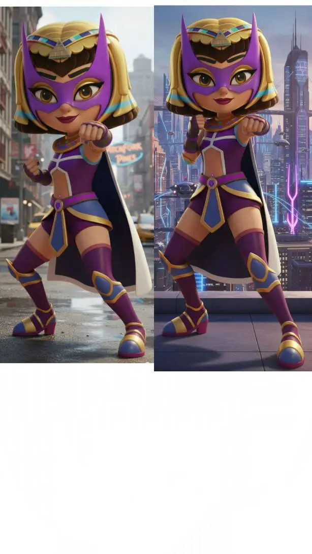 ai character: Katya Spelling  background