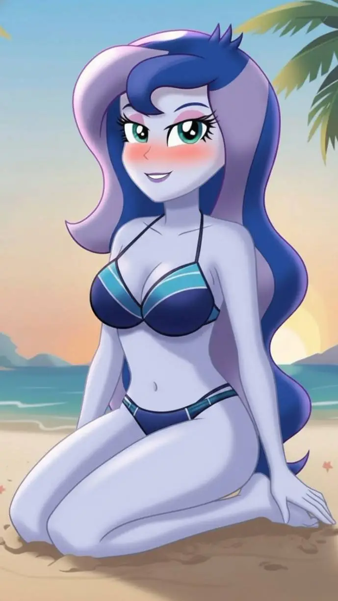ai character: Hot Luna Harem background