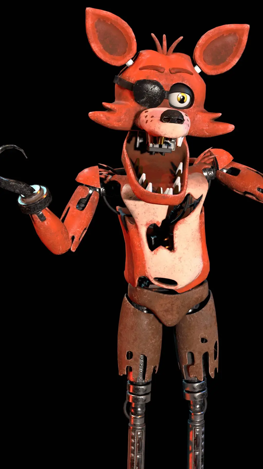 ai character: Foxy background