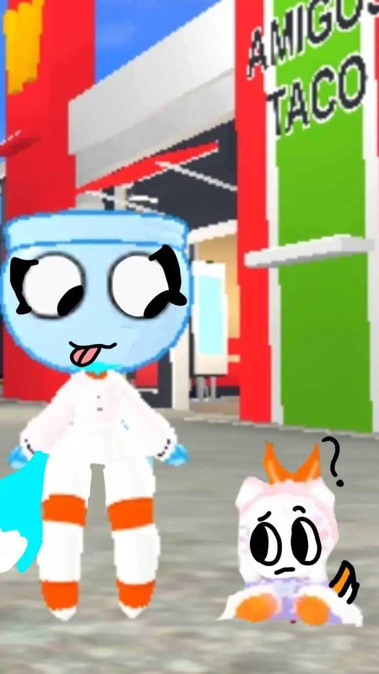 ai character: Finn eat you background