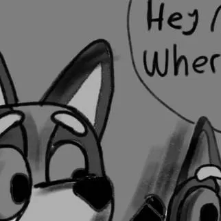 chat with ai character: bluey Horror AU