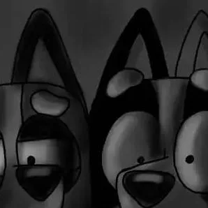 chat with ai character: bluey Horror AU P3