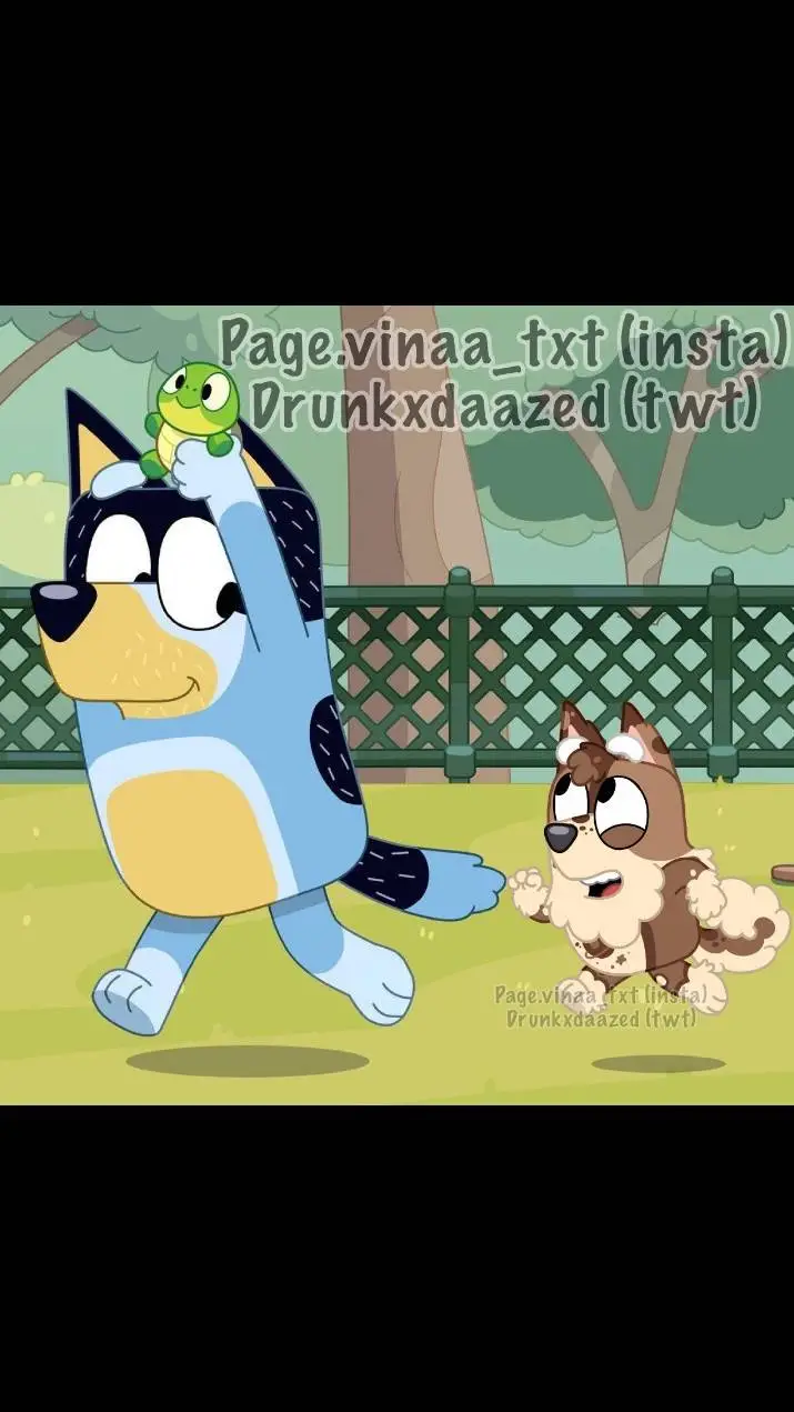 ai character: bluey Retake S1 E8 background