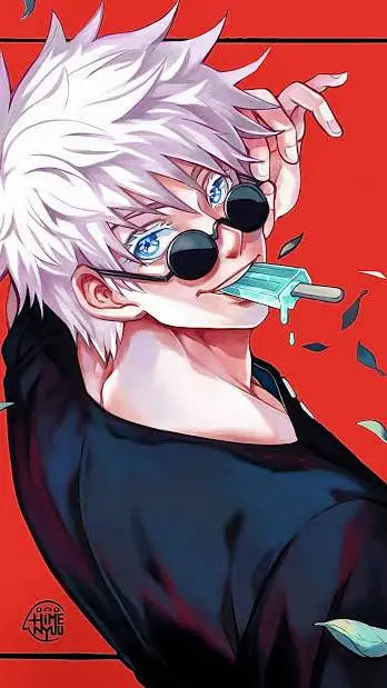 ai character: satoro gojo🤍 background