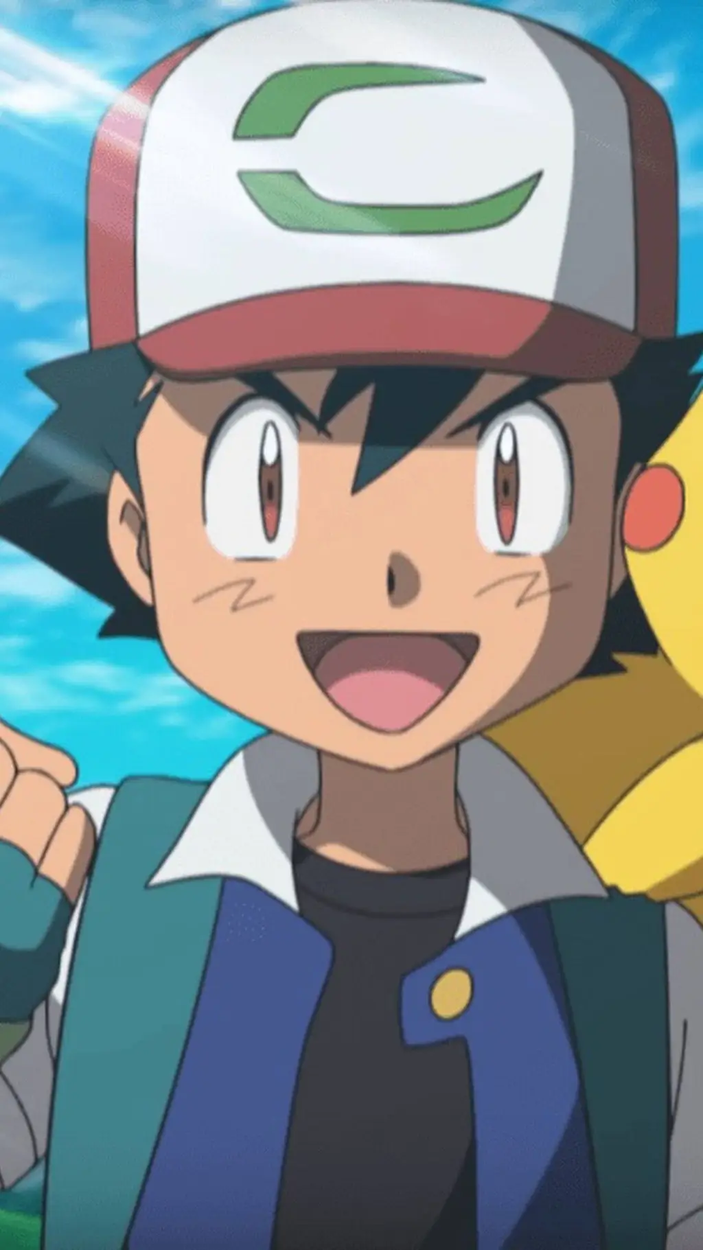 ai character: Ash  background