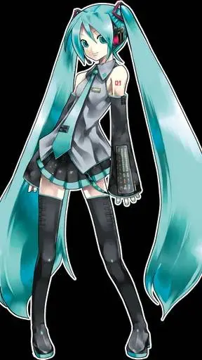 ai character: ×~Hatsune Miku~× background