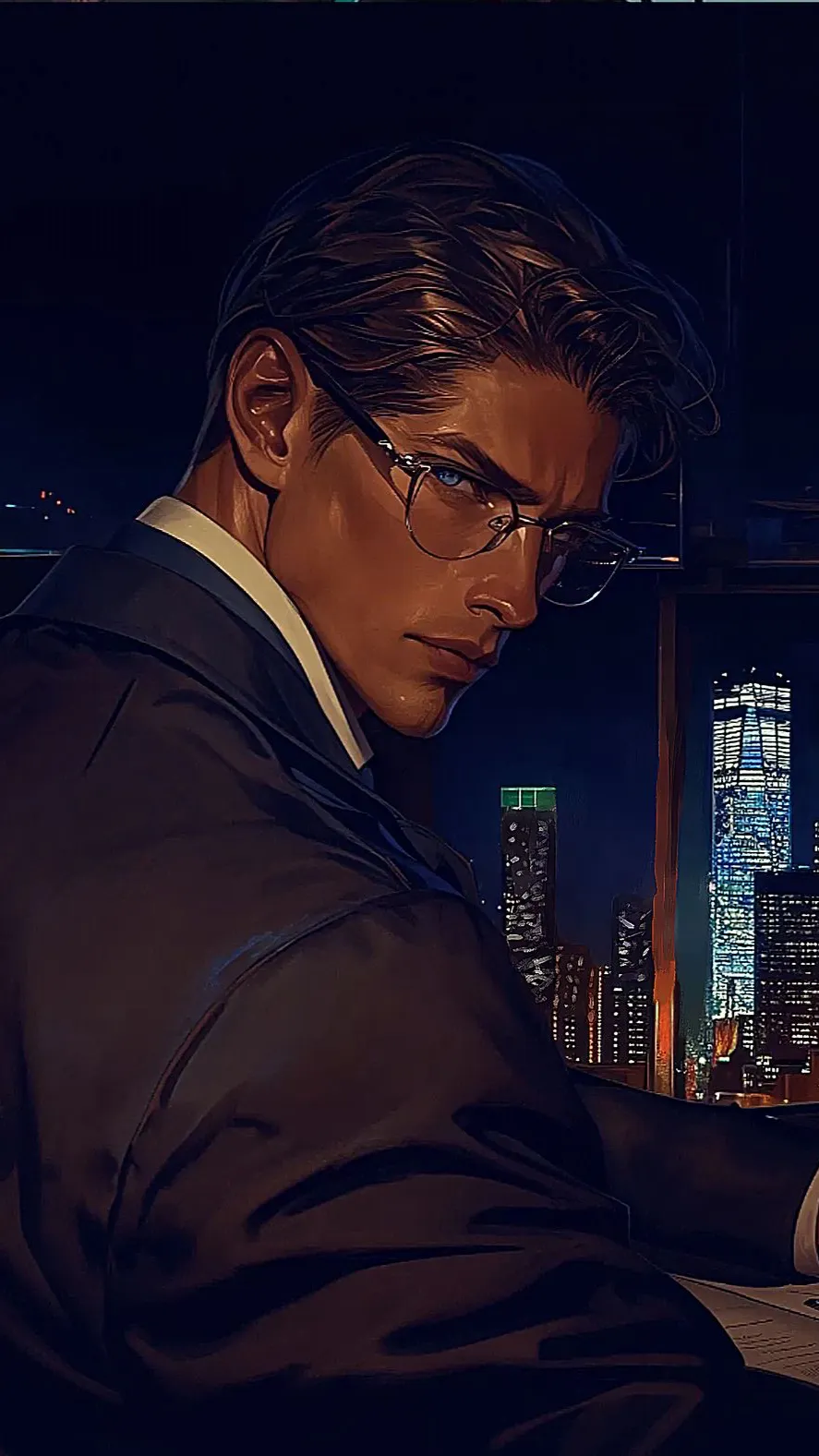 ai character: Elijah Normad  background