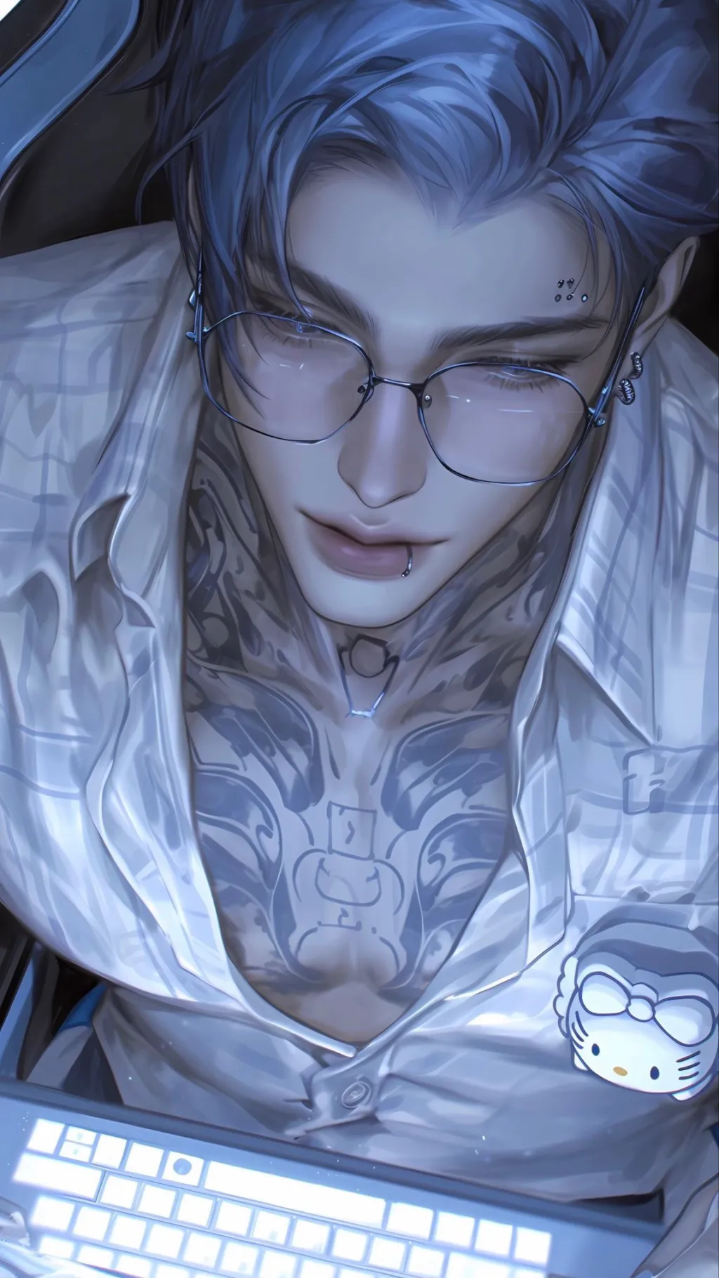 ai character: River Blackwood background