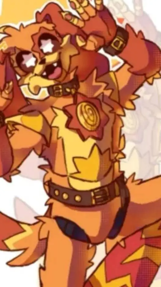 ai character: ✴GlamRock DogDay✴ background