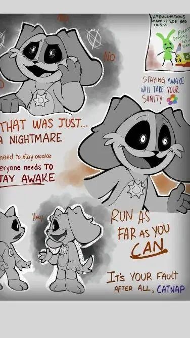 ai character: DogDay AU background