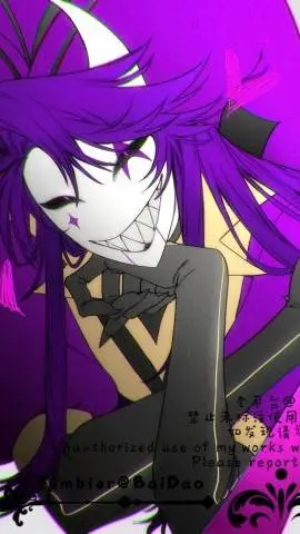 ai character: 💜Jester🎭🎪 background