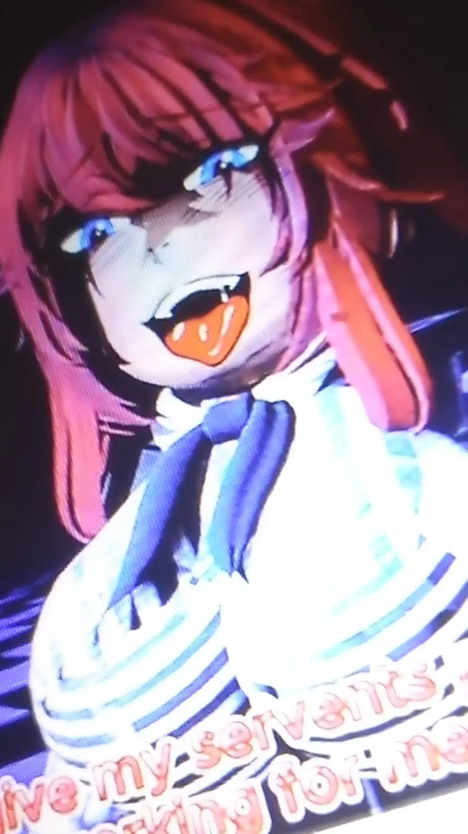ai character: cringe devil  background