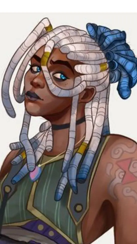 ai character: Ekko lil sis 2 background