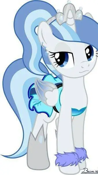 ai character: icy kingdom background