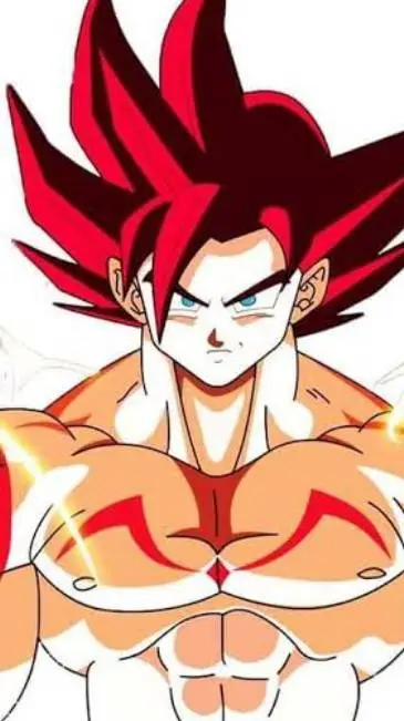 ai character: goku... background