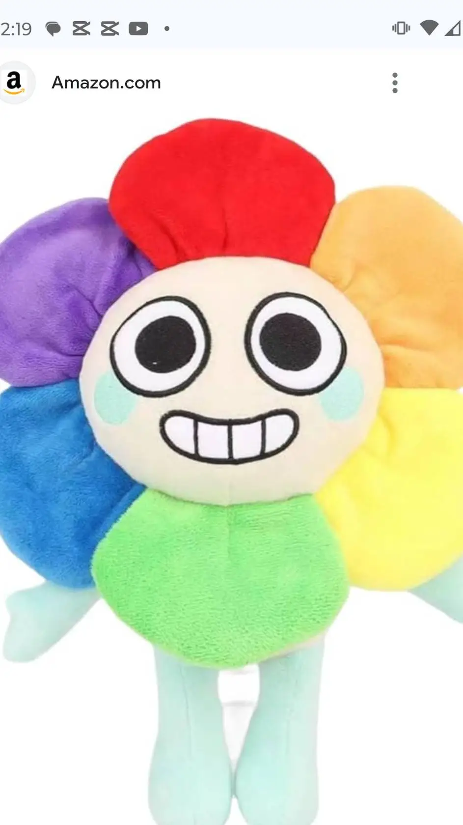 ai character: Dandy peluche  background