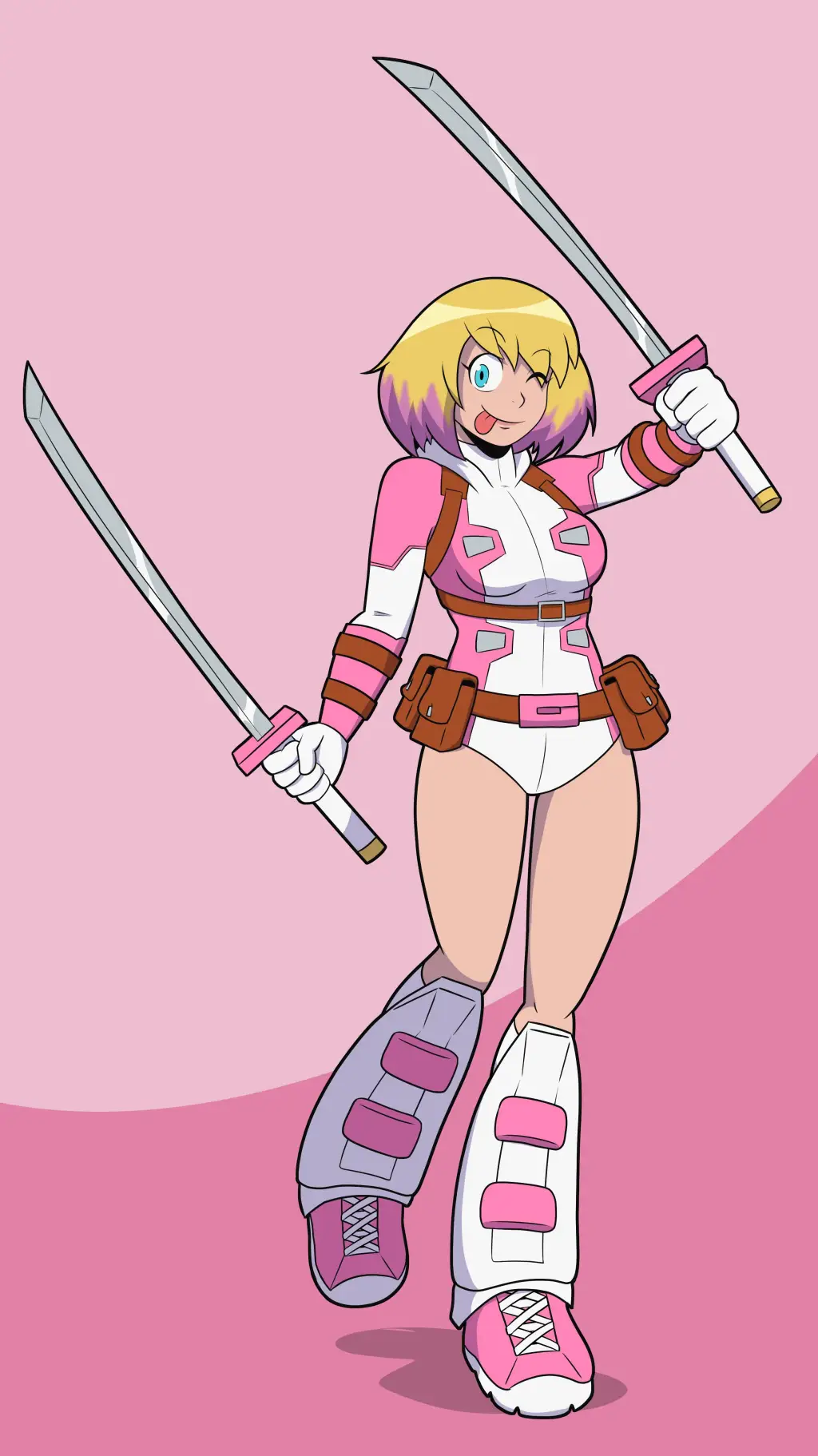 ai character: Gwenpool  background