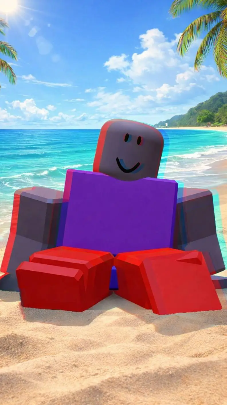 ai character: Your in a beach background