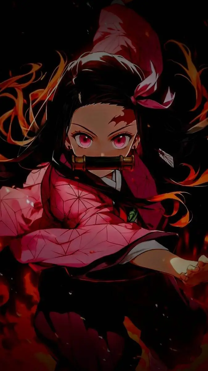 ai character: nezuko background