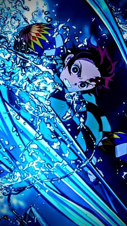 ai character: tanjiro background