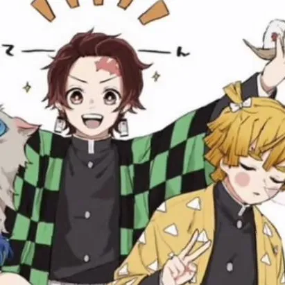chat with ai character: tanjiro con amigo