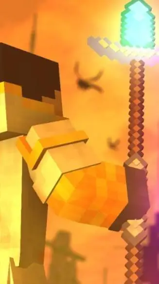 ai character: King Herobrine  background