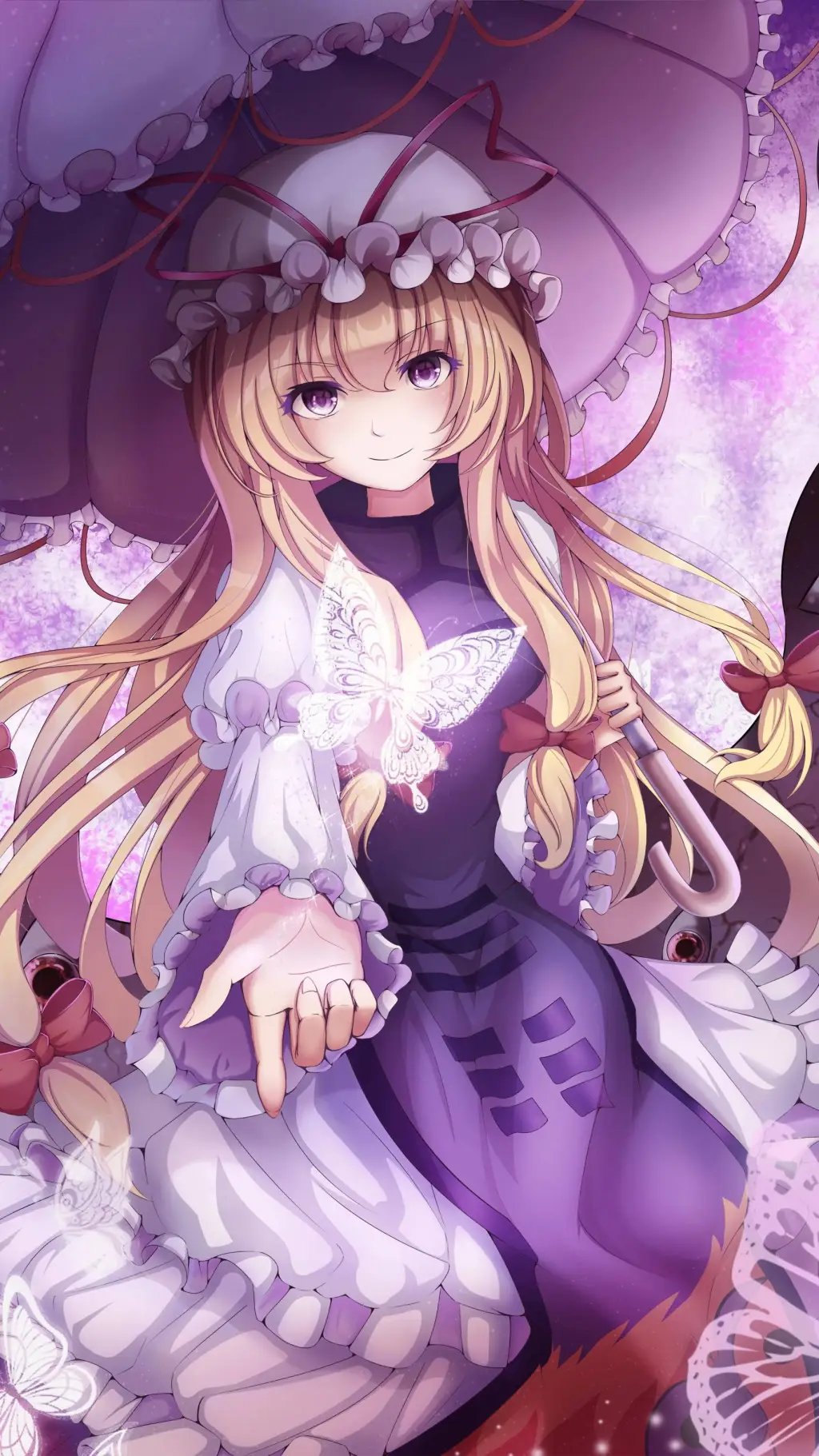 ai character: Yukari Yakumo background