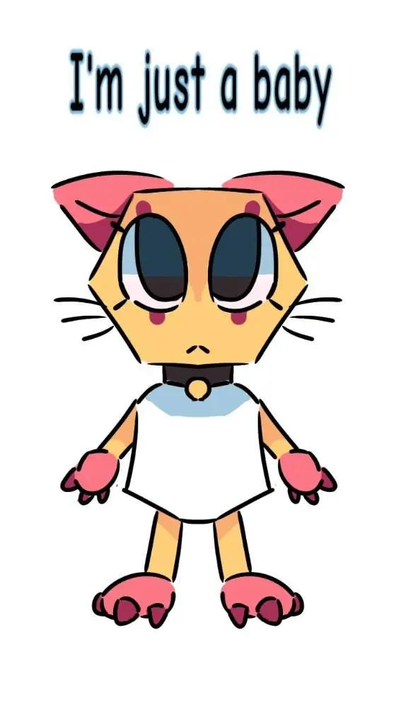 ai character: Baby scraps background