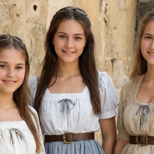 chat with ai character: three girls