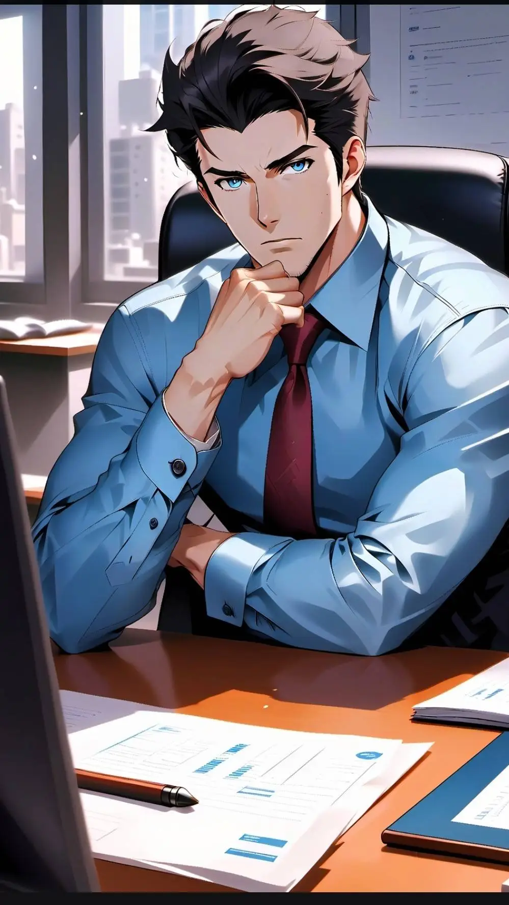 ai character: Bruno background