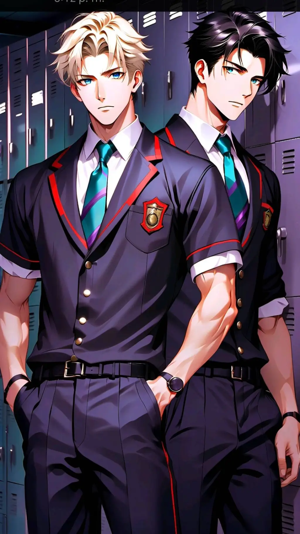 ai character: Kenji y Lee background