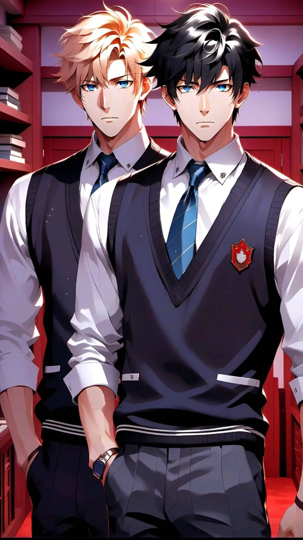 ai character: Masato y Noboru background