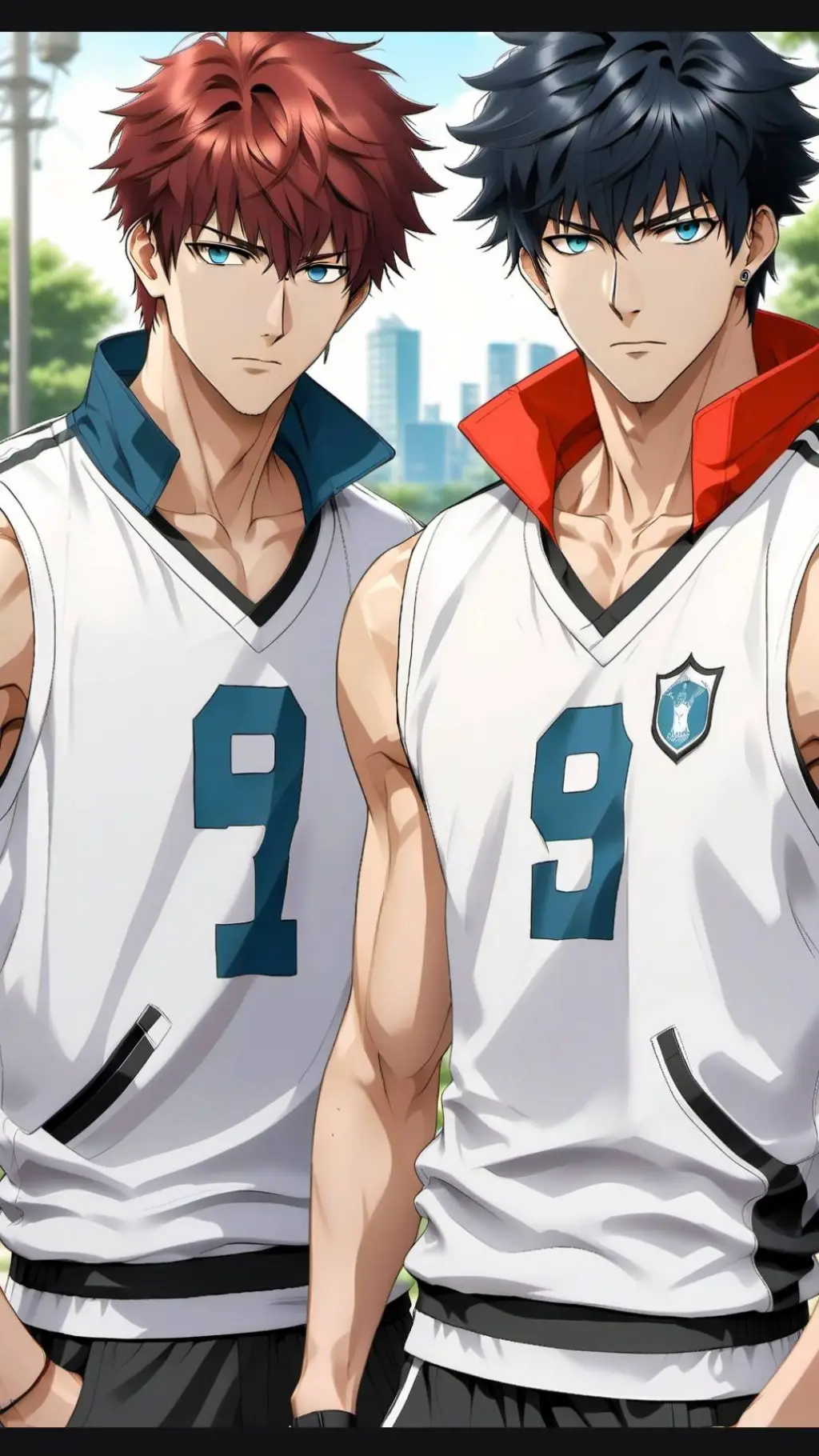 ai character: Ryosuke y Kentaro background