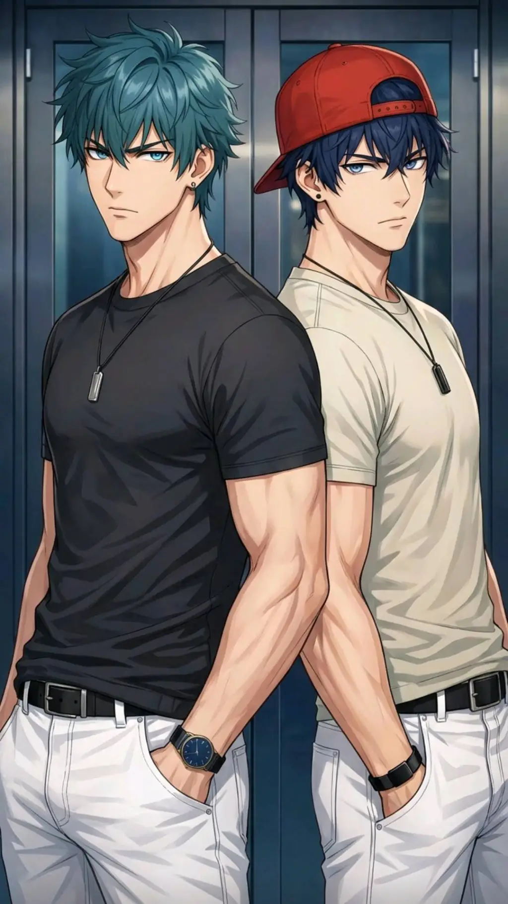 ai character: Reiko y Etsuo background