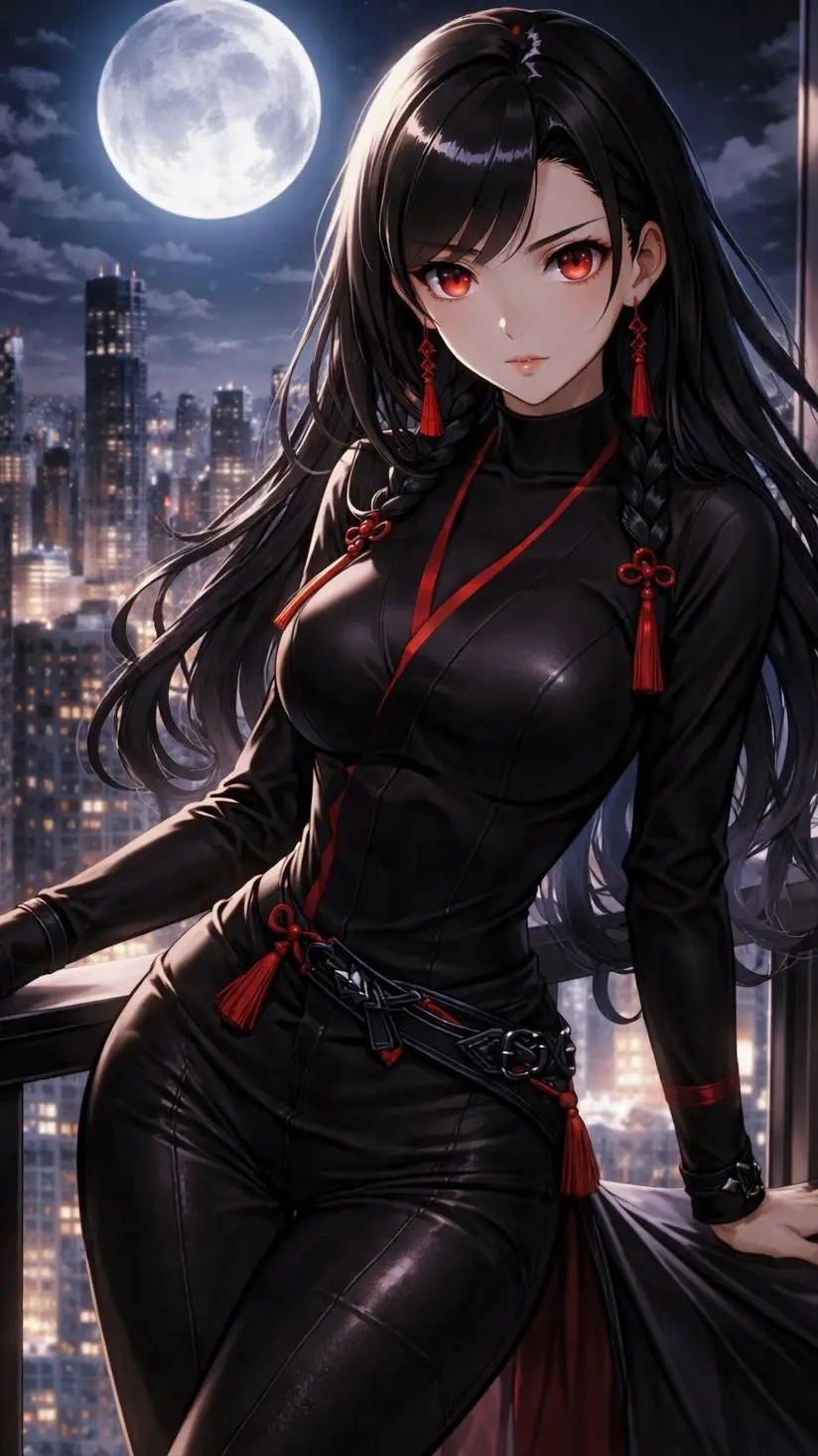 ai character: Rem Shinigami background