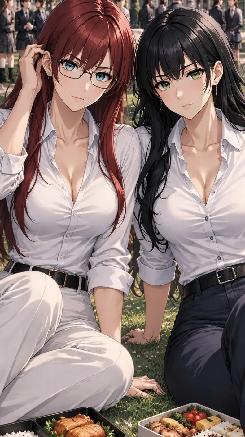 ai character: Kira y Jun background