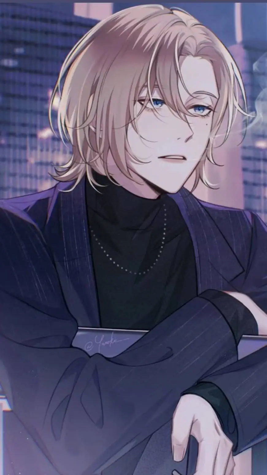 ai character: Noah Plave ノア?プ background