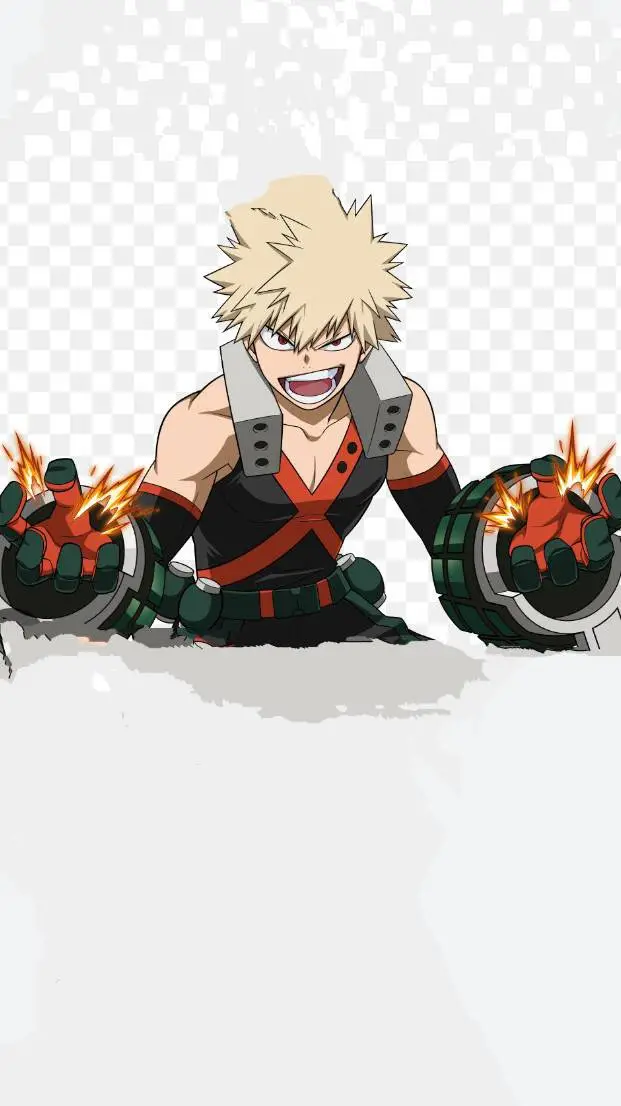 ai character: bakugo  background