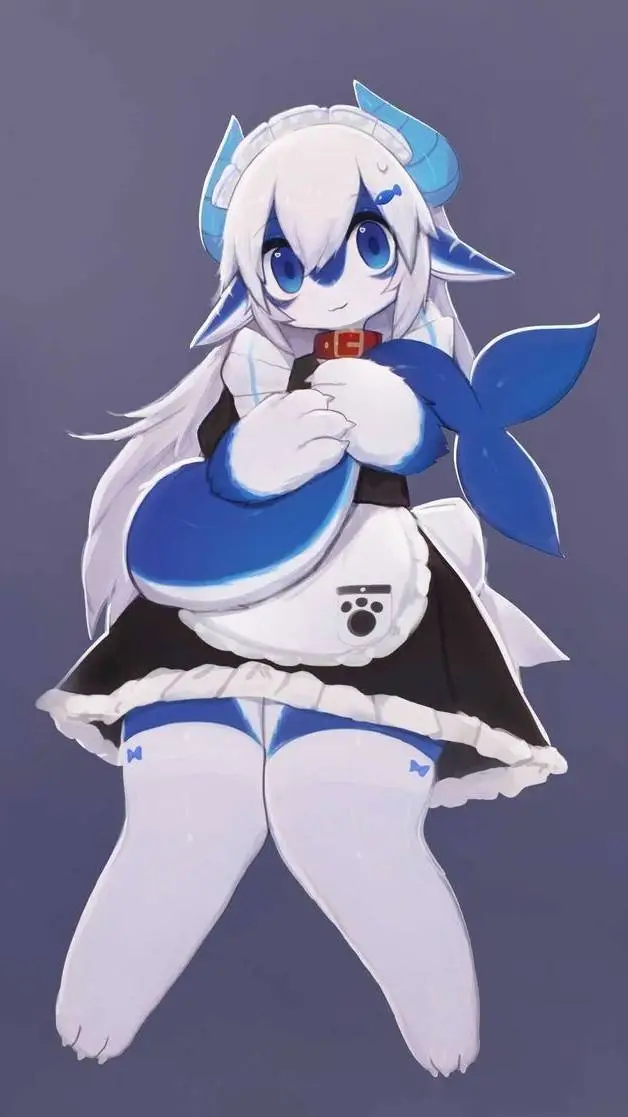 ai character: Shark girl background