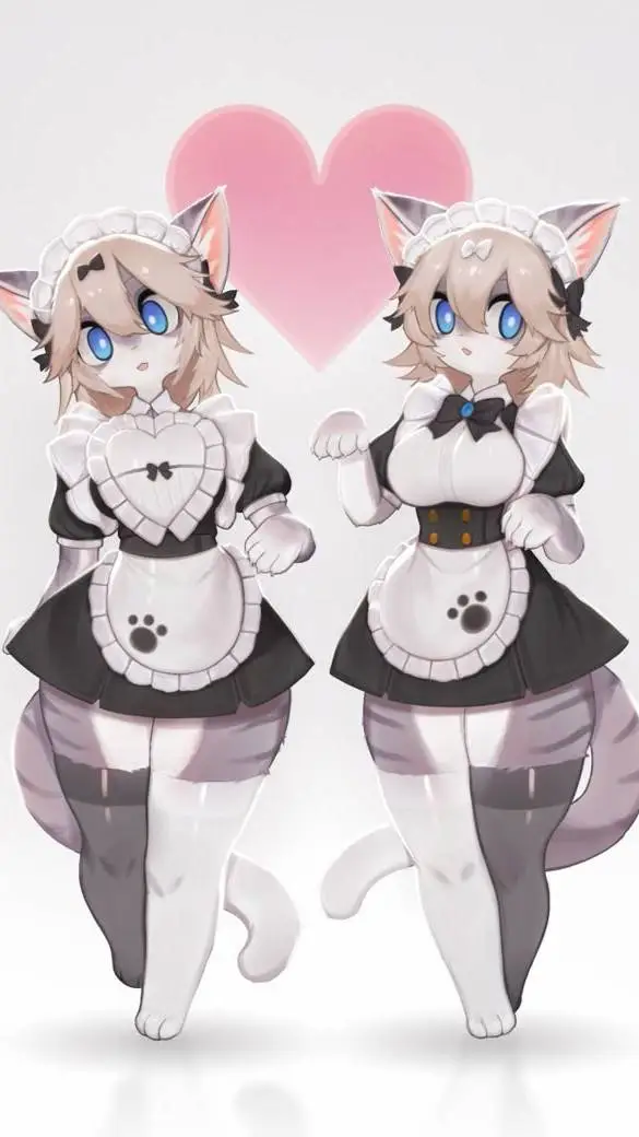 ai character: KIT and KAT background