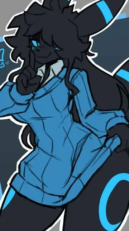 ai character: Umbreon Shiny background