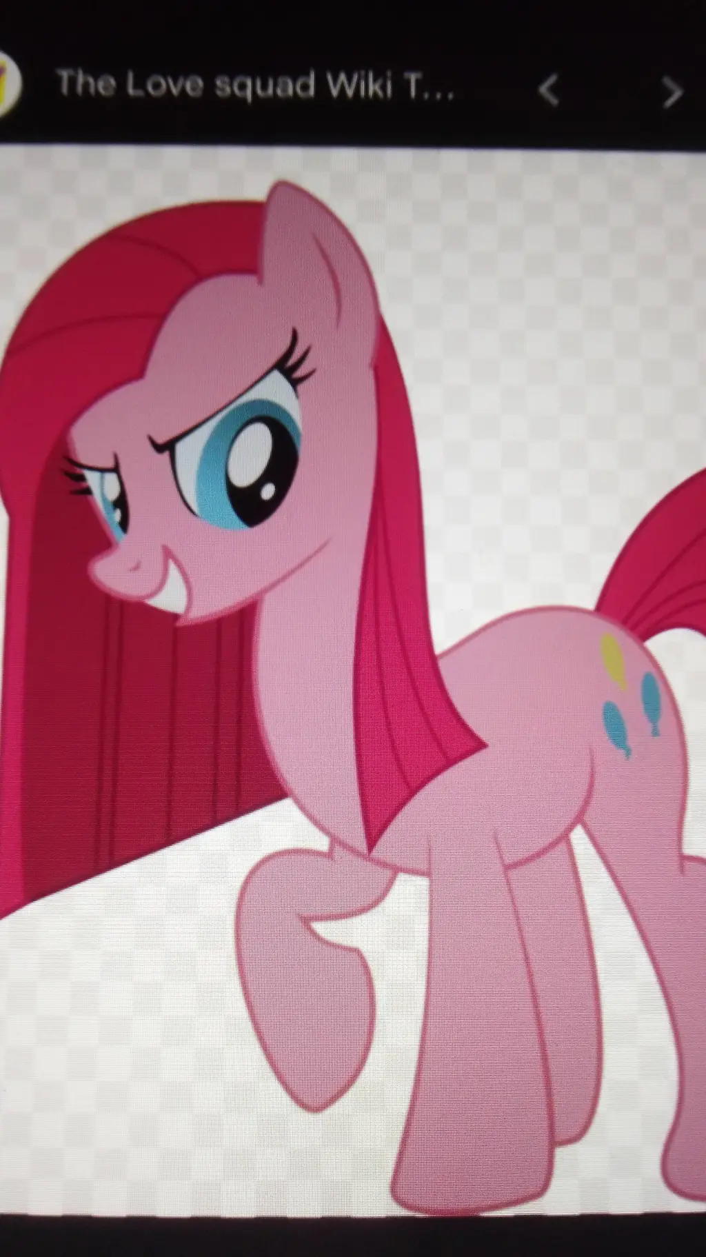 ai character: pinkamena background