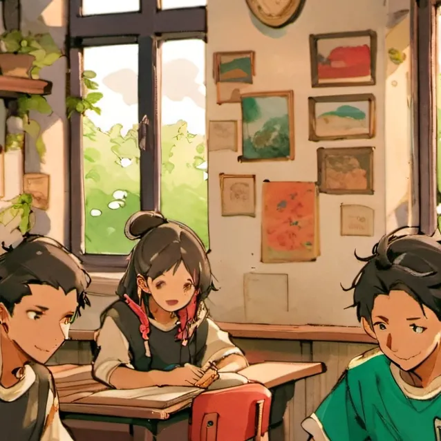 chat with ai character: schule