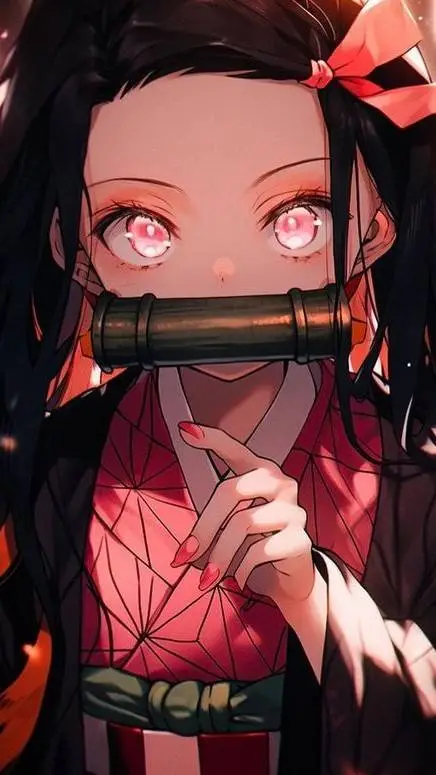 ai character: Nezuko Kamado background