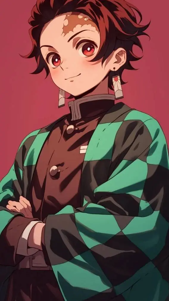 ai character: Tanjiro Kamado background