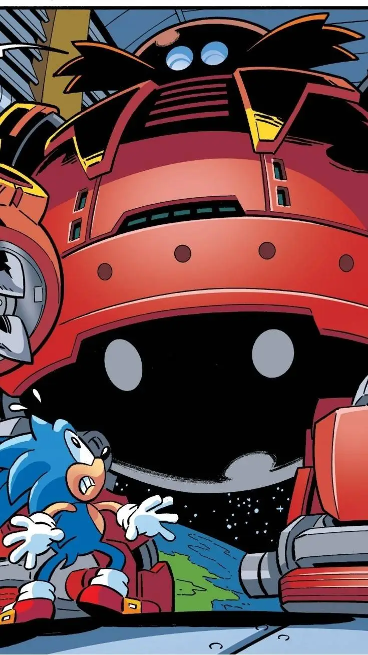 ai character: Death egg robot  background