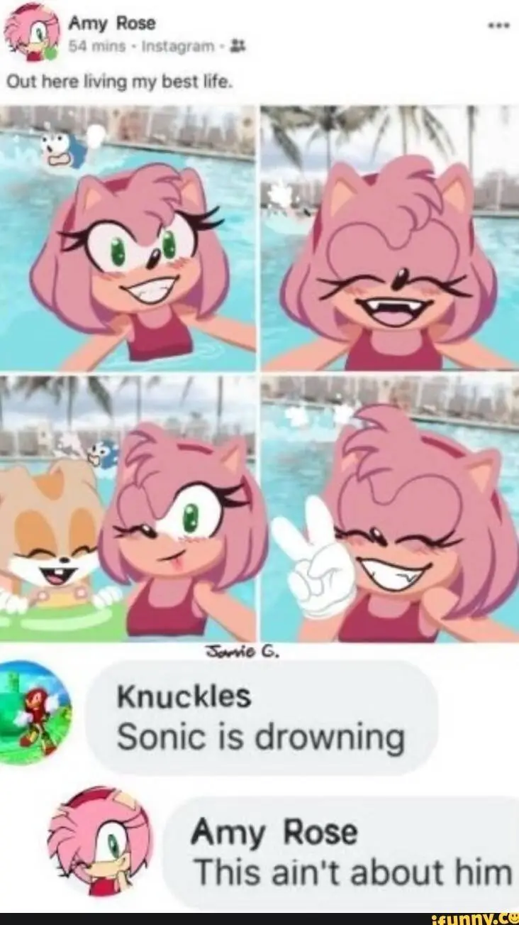 ai character: Amy rose background